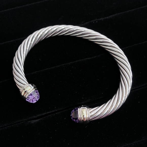 David Yurman Classic Cable Bracelet Size Medium - Picture 2 of 4